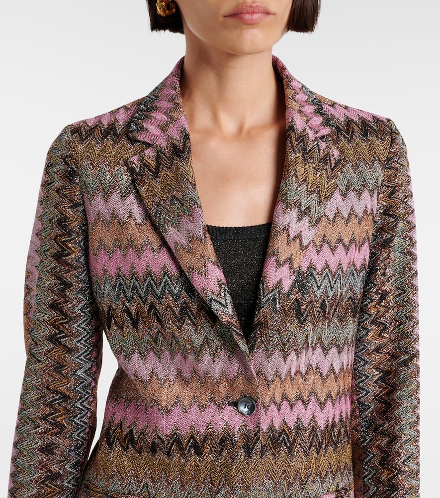 Missoni Zig Zag lam√É¬© blazer