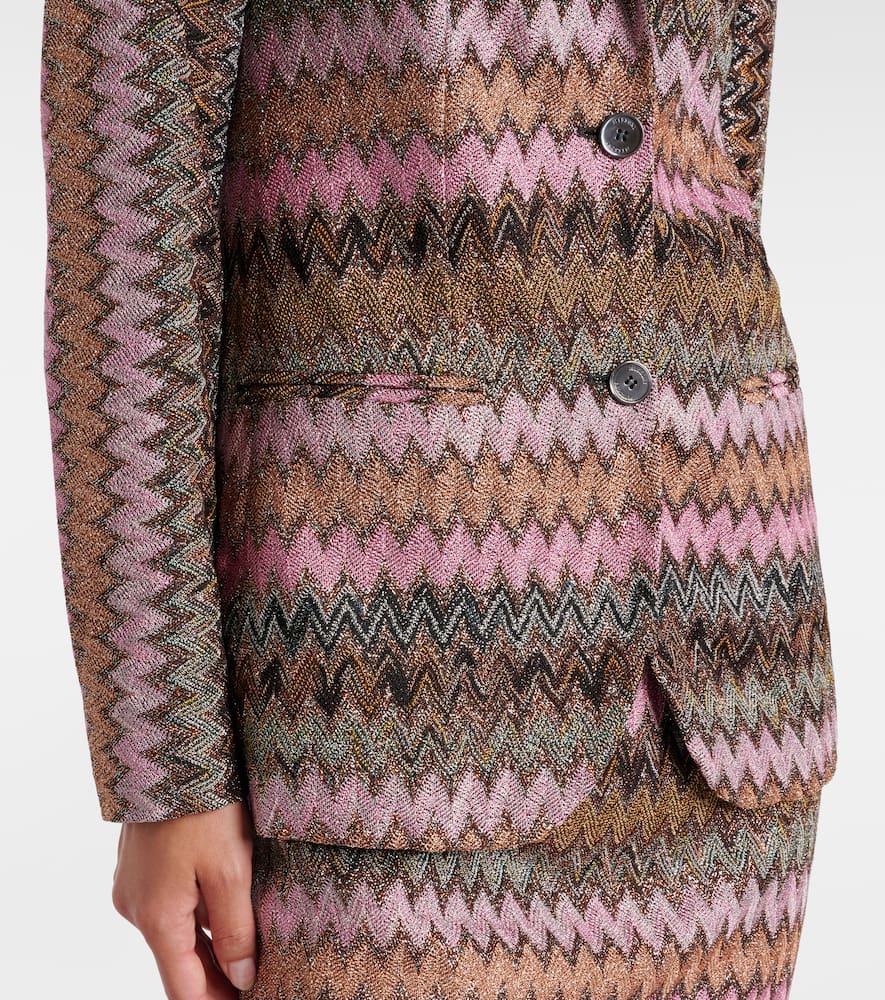 Missoni Zig Zag lam√É¬© blazer