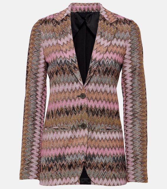 Missoni Zig Zag lam√É¬© blazer