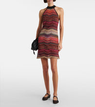 Missoni Zig Zag metallic minidress