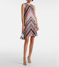 Missoni Zig Zag metallic minidress