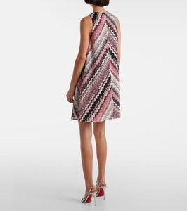 Missoni Zig Zag metallic minidress