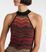 Missoni Zig Zag metallic minidress