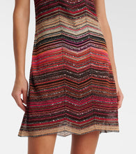 Missoni Zig Zag metallic minidress