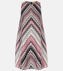 Missoni Zig Zag metallic minidress