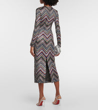 Missoni Zig Zag sequined midi dress