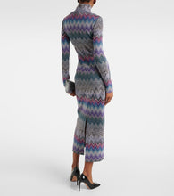 Missoni Zig Zag turtleneck dress