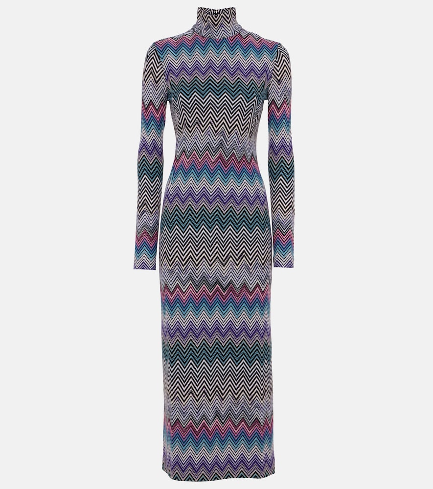 Missoni Zig Zag turtleneck dress. Missoni Zig Zag 高领连衣裙
