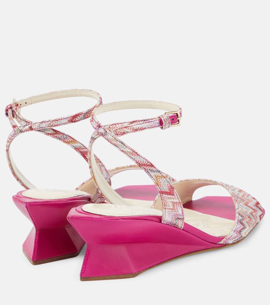 Missoni Zig Zag wedge sandals
