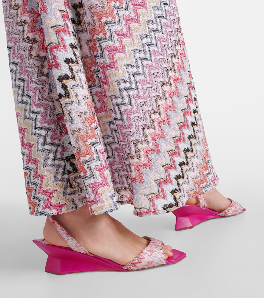 Missoni Zig Zag wedge sandals