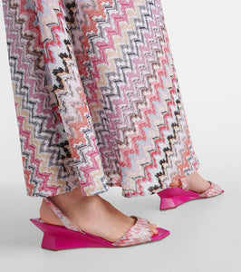 Missoni Zig Zag wedge sandals