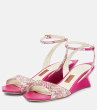 Missoni Zig Zag wedge sandals