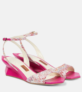 Missoni Zig Zag wedge sandals