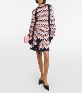 Missoni Zig Zag wool-blend minidress