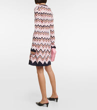 Missoni Zig Zag wool-blend minidress