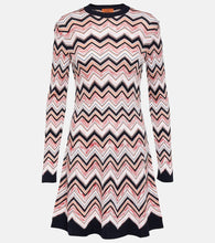 Missoni Zig Zag wool-blend minidress
