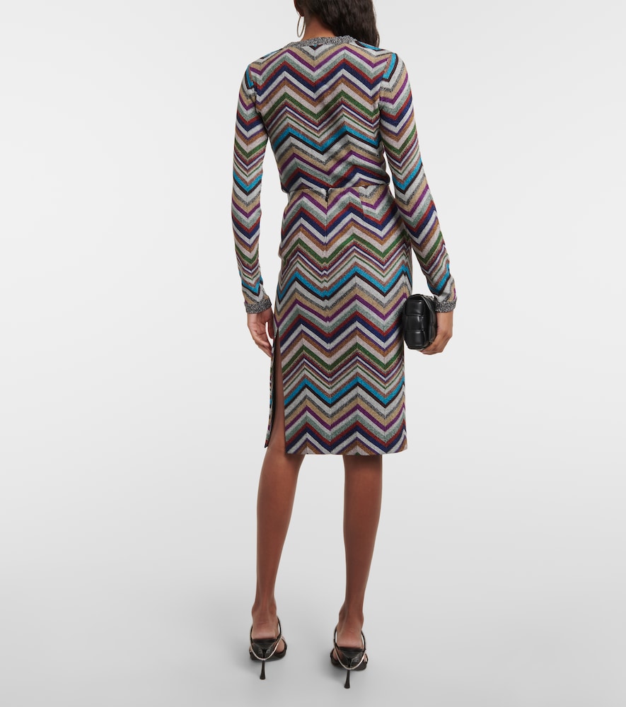 Missoni Zig Zag wool-blend pencil skirt