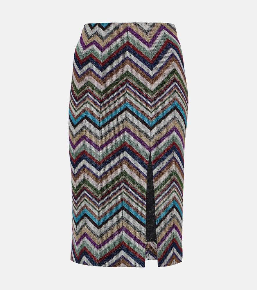 Missoni Zig Zag wool-blend pencil skirt - Missoni Zig Zag 羊毛混纺铅笔裙