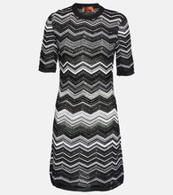 Missoni Zig-zag knit sequined minidress