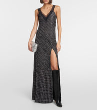 Missoni Zig-zag lace-trimmed maxi dress