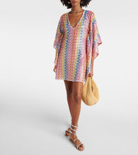 Missoni Zigzag Lamé beach dress