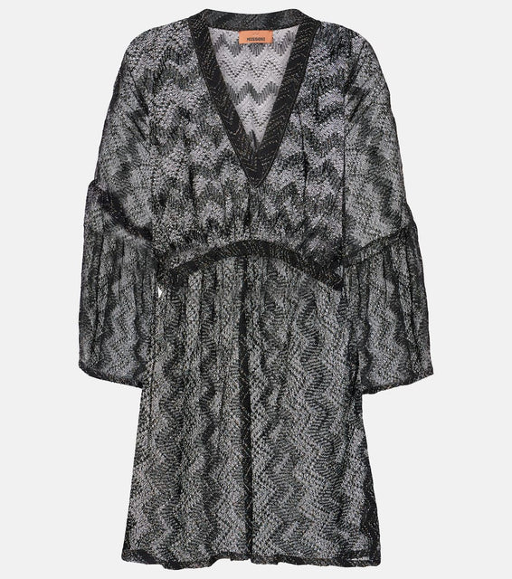 Missoni Zigzag lam√É¬© beach dress