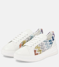 Missoni Zigzag leather sneakers