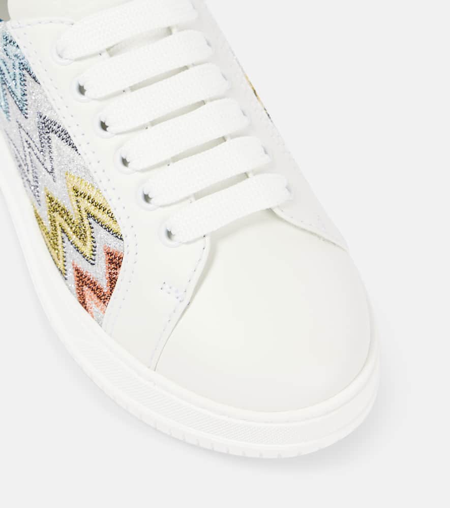 Missoni Zigzag leather sneakers