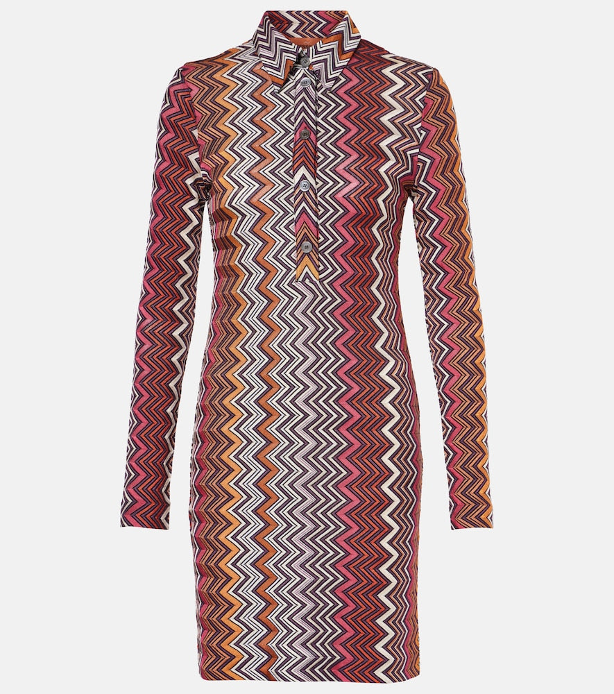 Missoni Zigzag shirt dress. Missoni Zigzag 衬衫裙