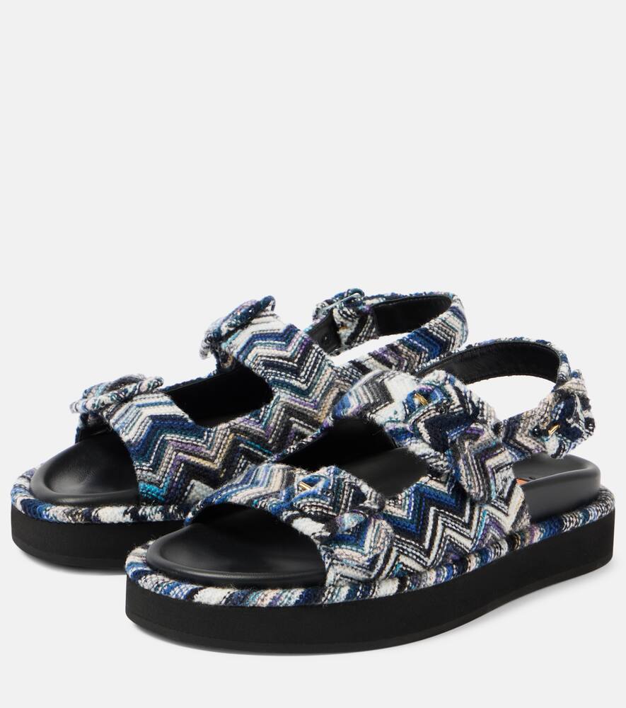 Missoni Zigzag slingback sandals