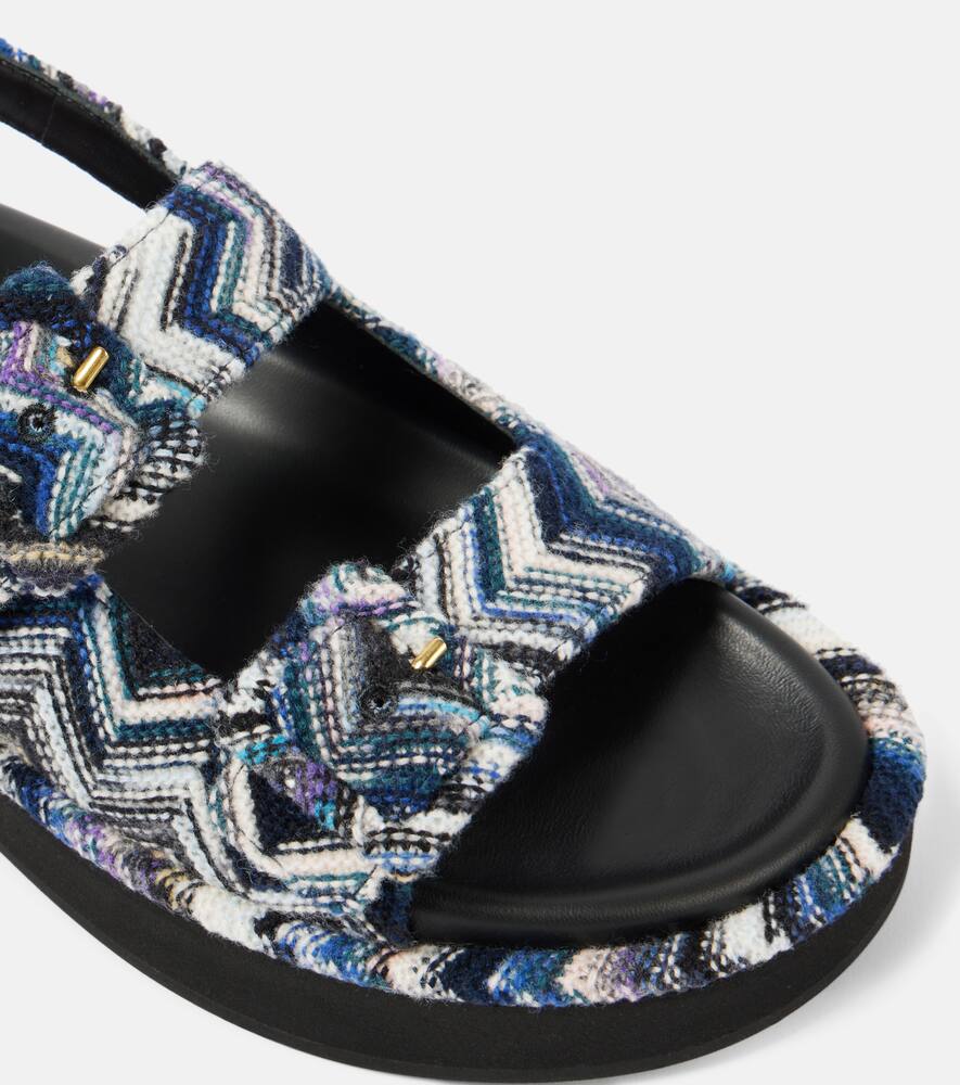 Missoni Zigzag slingback sandals