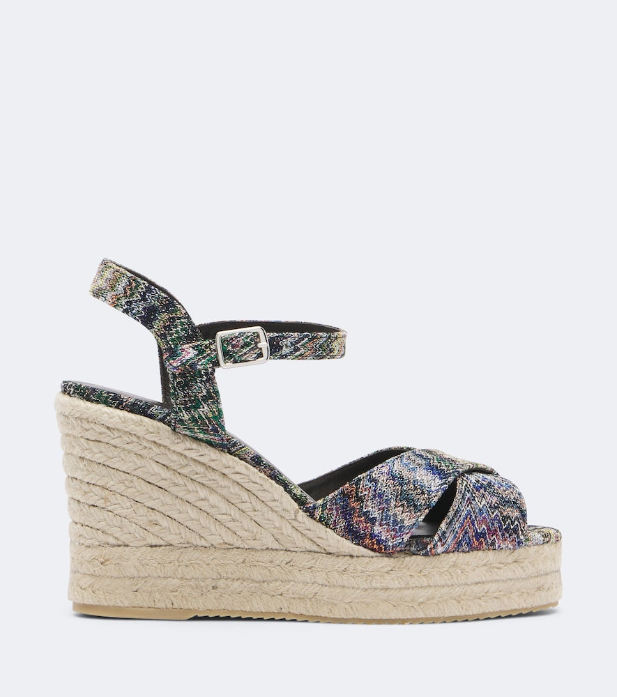 Missoni Zigzag wedge sandals