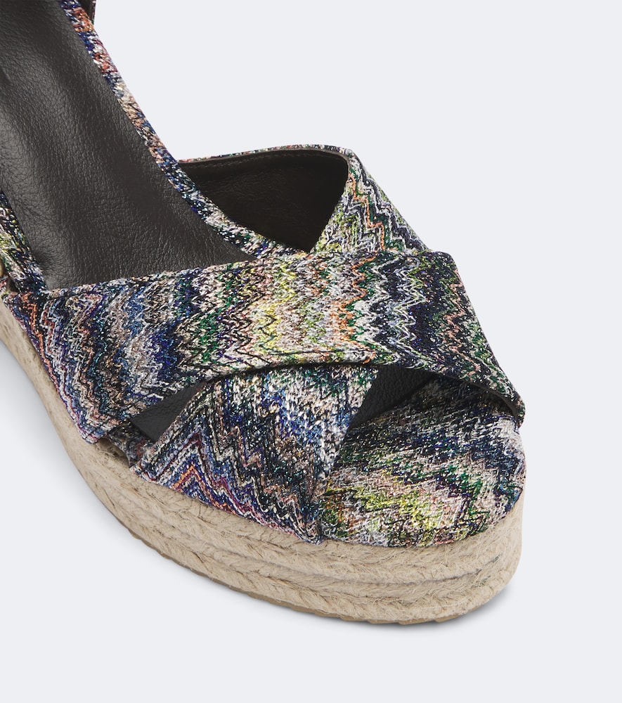 Missoni Zigzag wedge sandals