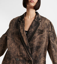 Miu Miu Bleached denim coat