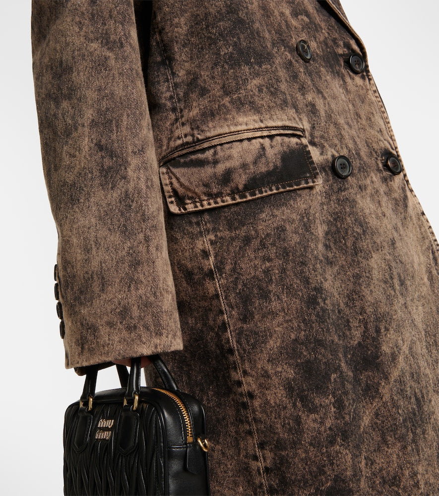 Miu Miu Bleached denim coat