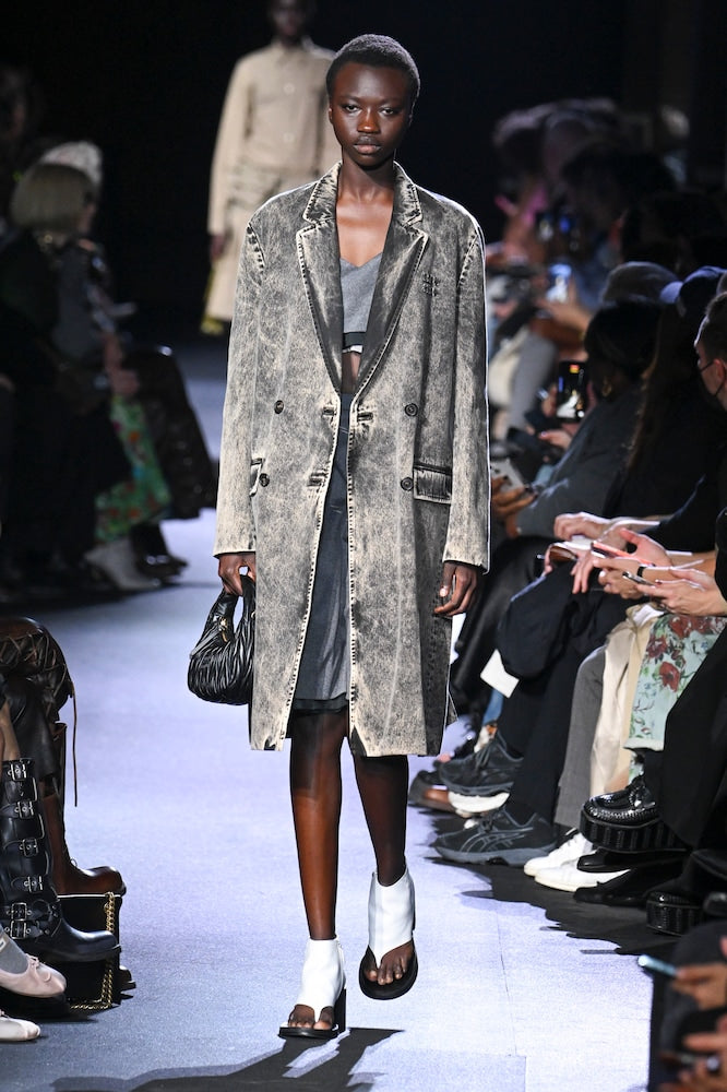 Miu Miu Bleached denim coat