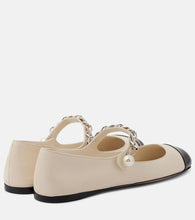 Miu Miu Chain-detail leather Mary Jane flats