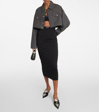 Miu Miu Cropped virgin wool jacket