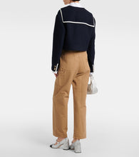 Miu Miu Cropped wool-blend tweed jacket