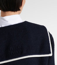 Miu Miu Cropped wool-blend tweed jacket