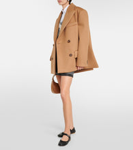 Miu Miu Double-breasted camel hair jacket