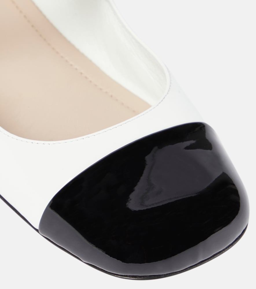 Miu Miu Embellished leather ballet flats