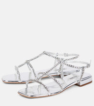 Miu Miu Embellished leather sandals