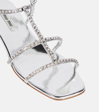 Miu Miu Embellished leather sandals