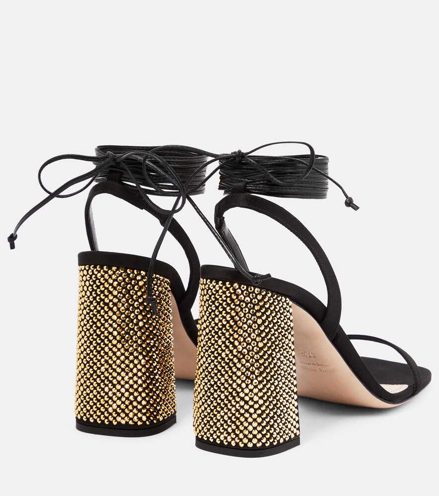 Miu Miu Embellished satin sandals
