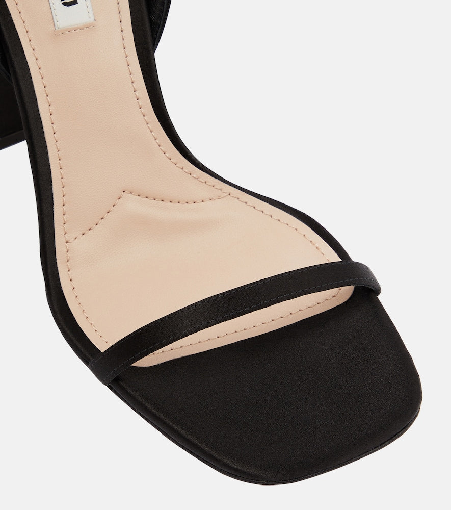Miu Miu Embellished satin sandals