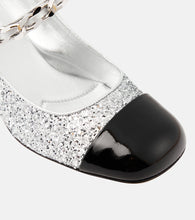 Miu Miu Glitter Mary Jane pumps