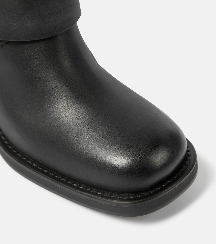 Miu Miu Leather biker boots