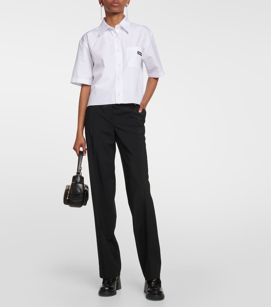 Miu Miu Leather penny loafers