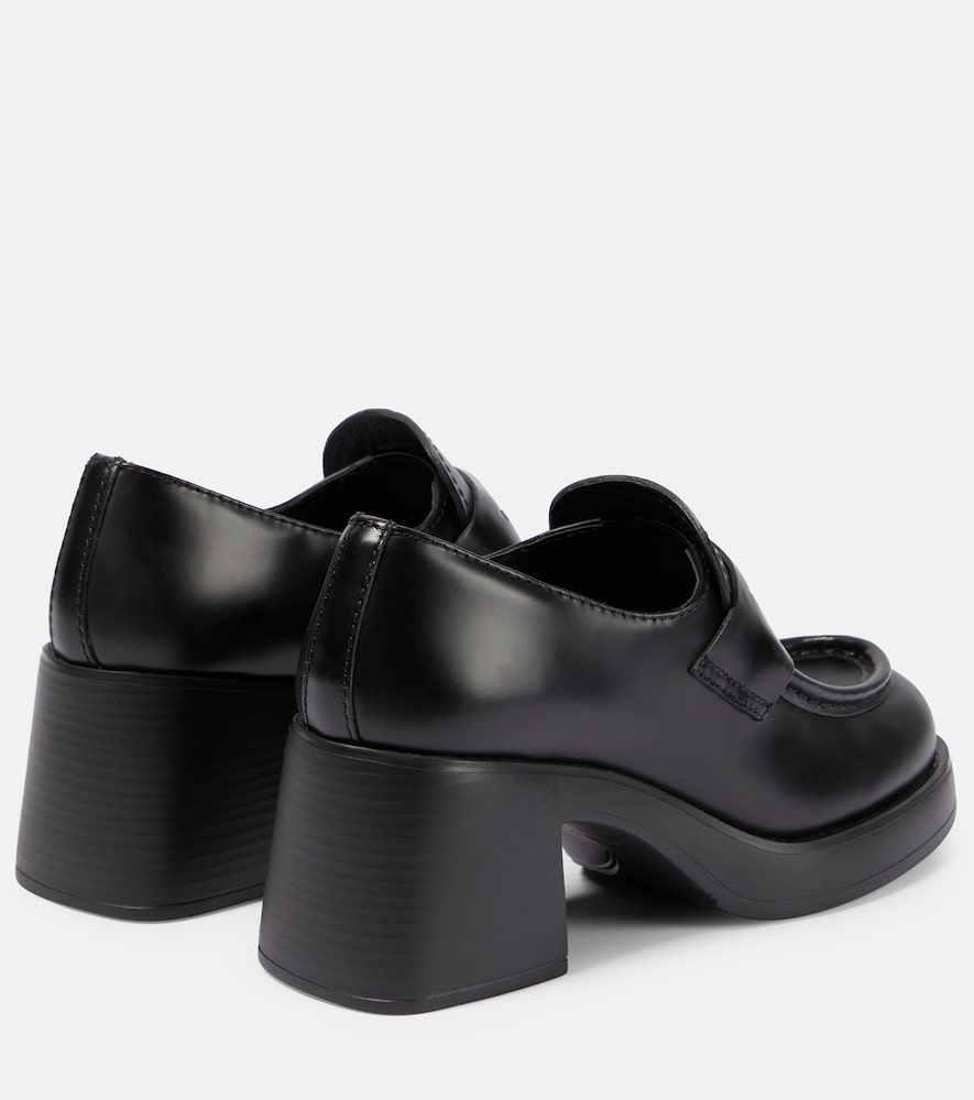 Miu Miu Leather penny loafers
